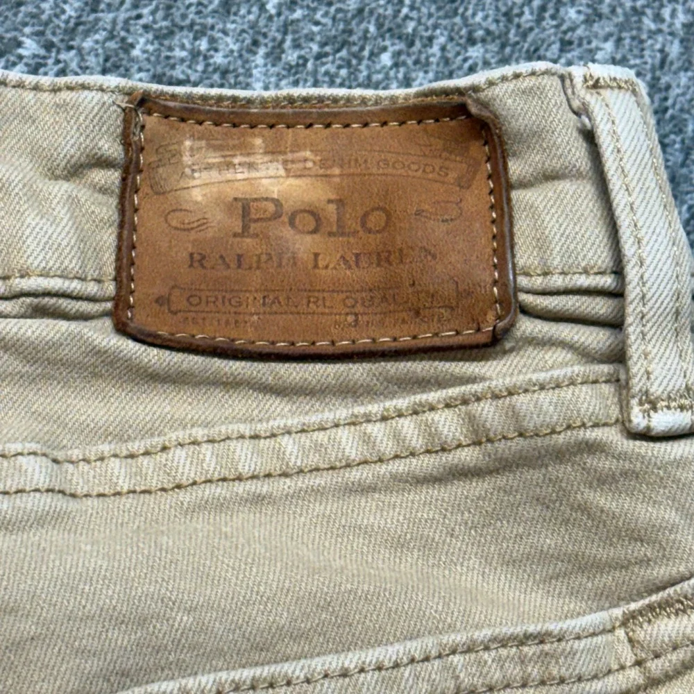 Polo Ralph Lauren‎ Mens Slim Fit Khaki Tan Twill 5-Pocket Pants 31x30.5